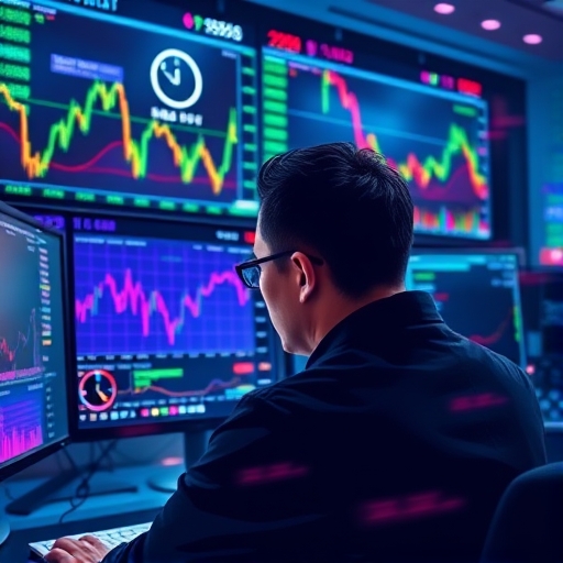 高速數位交易場景，展現快速入金與即時交易的緊湊節奏