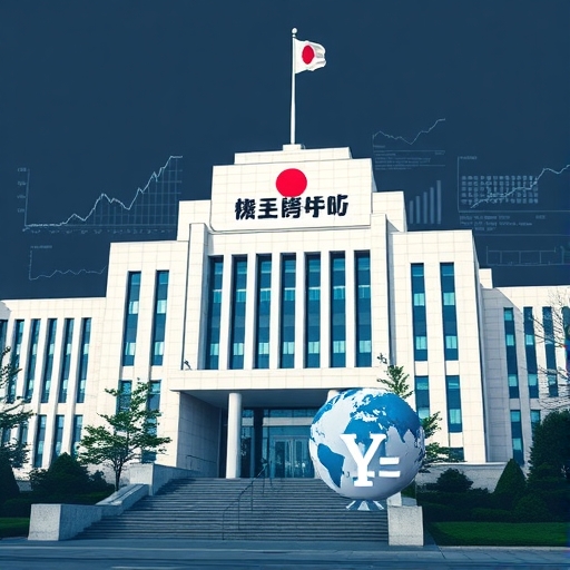 日本財務省本部大樓外觀，象徵國家財政權力中心