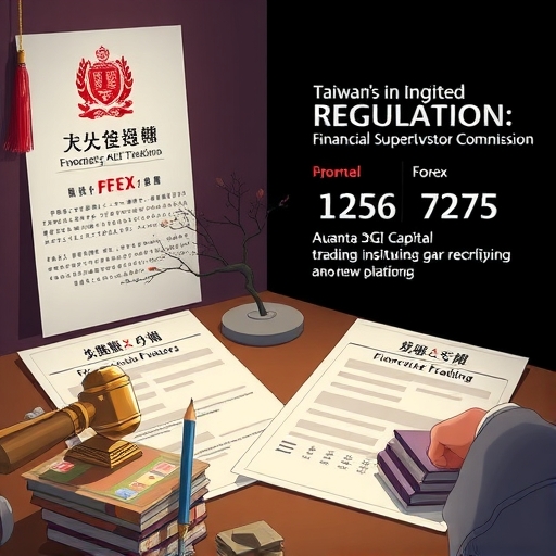 台灣金融監督管理委員會FSC監管外匯平台示意圖