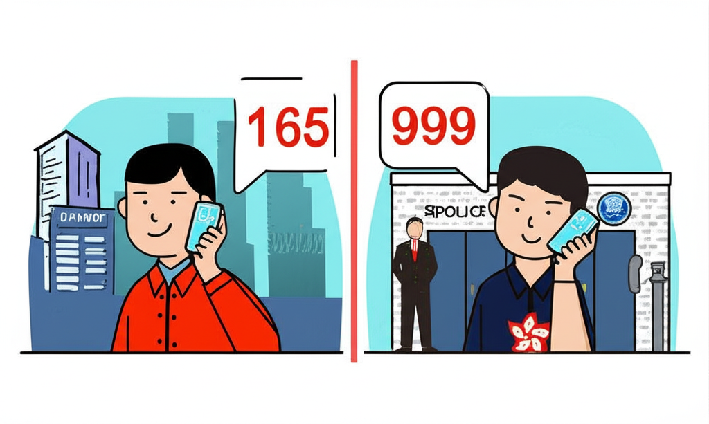 台灣與香港民眾分別撥打165與999報案，並聯繫銀行求助