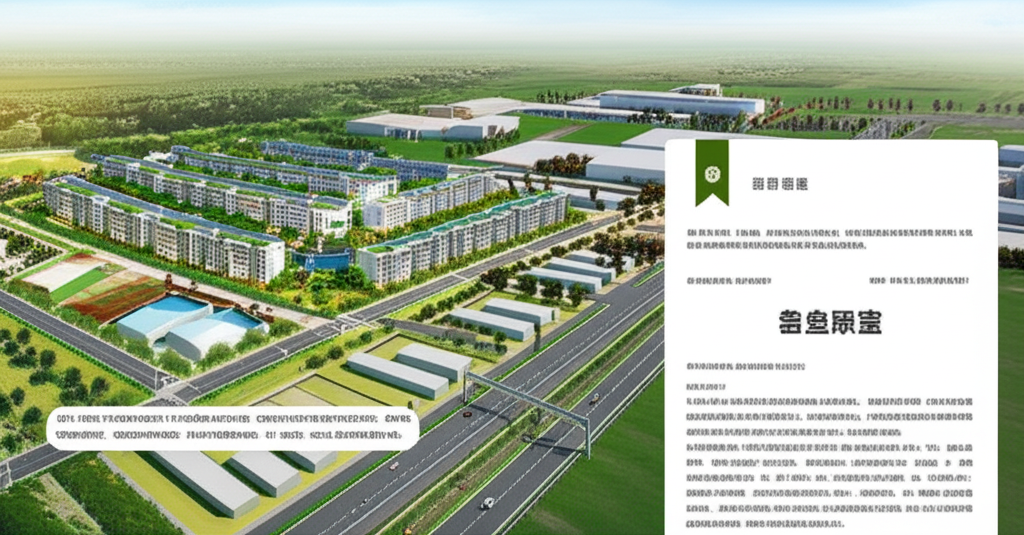 嘉義大林大智匯建案周邊產業與交通網絡示意圖