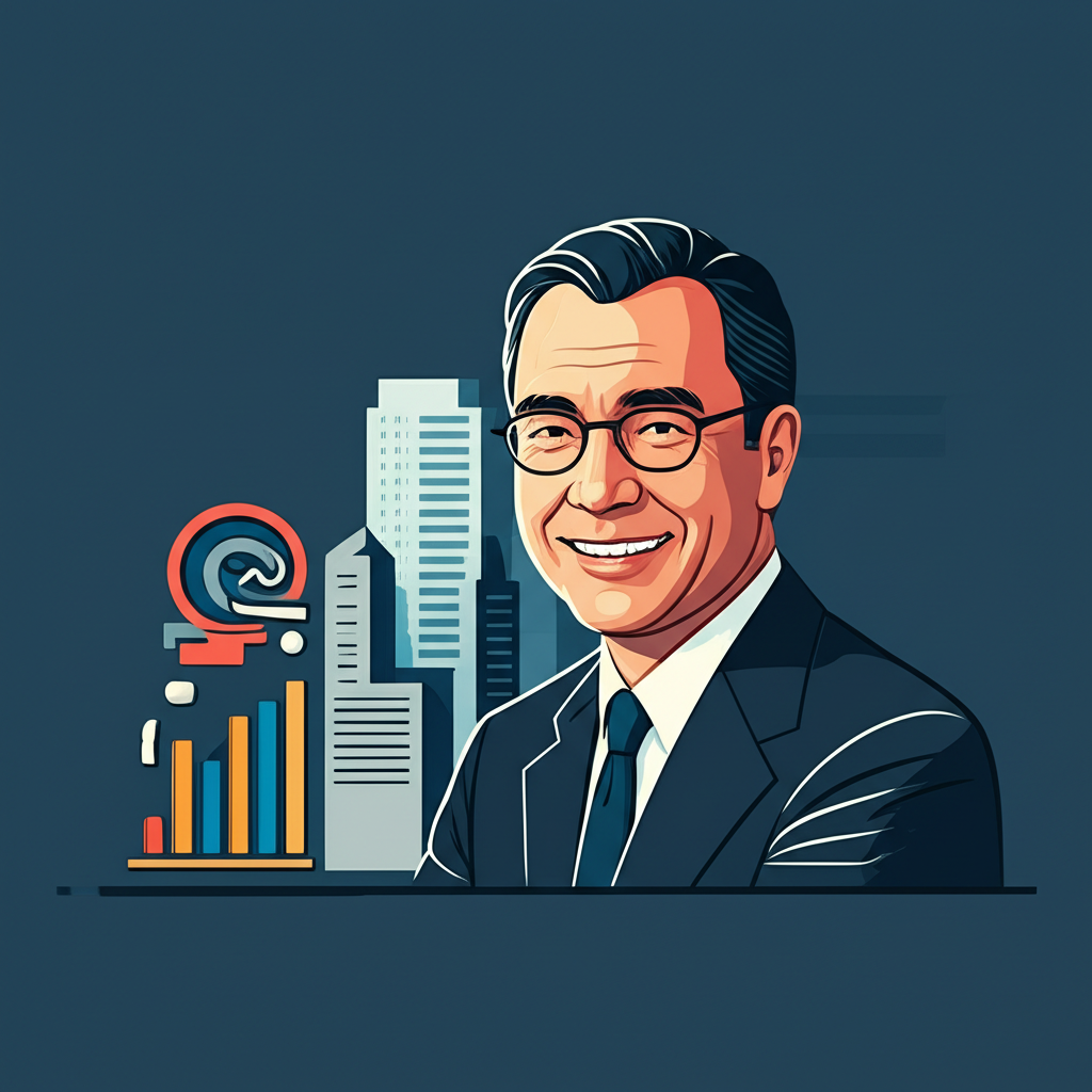 嘉信證券全球金融巨頭插圖,展示創新服務與投資者友善政策