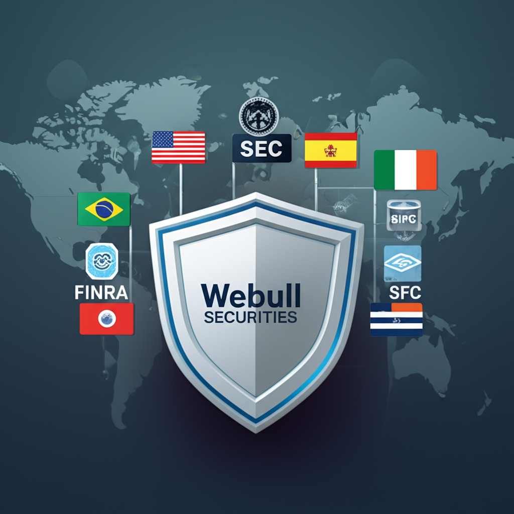 微牛證券全球監管體系插圖，顯示SEC、FINRA、SIPC和SFC等機構保護客戶資產