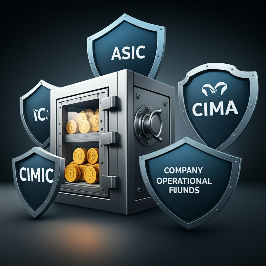 Mitrade 受 ASIC 和 CIMA 監管，客戶資金安全保障