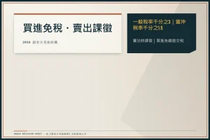 2026 股票交易稅試算完整指南｜證交稅手續費當沖優惠詳解