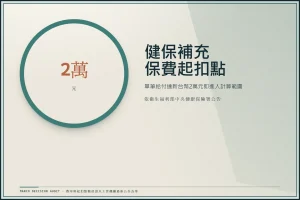 2026健保補充保費計算全指南：公式範例起扣點節稅一次掌握